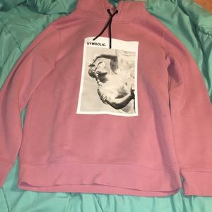 Pink hoodie